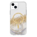 Case-Mate Karat MagSafe - Gold Decorated iPhone 15 Plus Case (Marble)