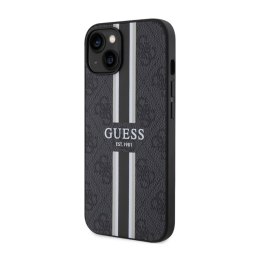 Guess 4G Printed Stripes MagSafe - Case for iPhone 14 (Black)
