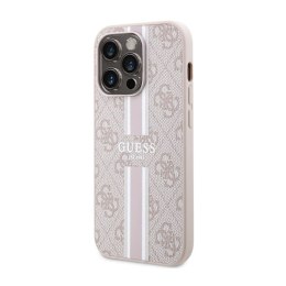 Guess 4G Printed Stripes MagSafe - Case for iPhone 14 Pro (Pink)