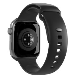 PURO ICON - Elastic strap for Apple Watch 42/44/45/49 mm (S/M & M/L) (Black)