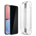 Spigen GLAS.TR EZ FIT Privacy 2-Pack - Tempered glass with privacy filter for iPhone 15 Plus 2pcs