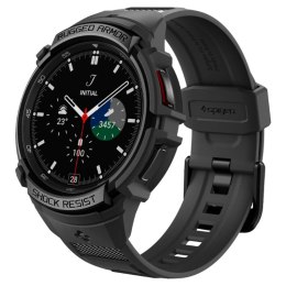 Spigen Rugged Armor Pro - Strap + case for Samsung Galaxy Watch 6 Classic 43 mm (Black)