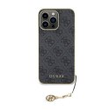 Guess 4G Charms Collection - Case for iPhone 15 Pro Max (grey)