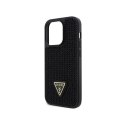 Guess Rhinestone Triangle - Case for iPhone 14 Pro (Black)