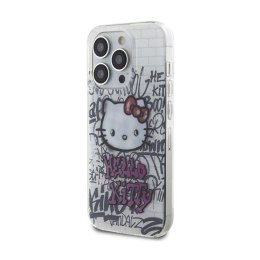 Hello Kitty IML Kitty On Bricks Graffiti - Case iPhone 13 Pro (white)