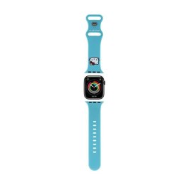 Hello Kitty Silicone Kitty Head - Strap for Apple Watch 38/40/41 mm (blue)