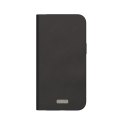 Moshi Overture MagSafe - Leather 3-in-1 Case with flip cover for iPhone 15 Pro Max (Midnight Black)