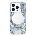 Rifle Paper Clear MagSafe - iPhone 15 Pro Case (Garden Party Blue)