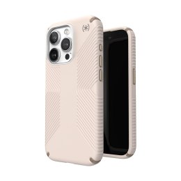 Speck Presidio2 Grip - Case for iPhone 15 Pro (Bleached Bone / Heirloom Gold / Hazel Brown)