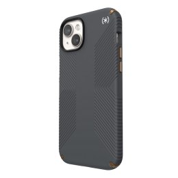 Speck Presidio2 Grip Magsafe - Case for iPhone 15 Plus / iPhone 14 Plus (Charcoal Grey / Cool Bronze / White)