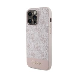 Guess 4G Bottom Stripe Collection - iPhone 15 Pro Max Case (pink)