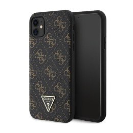 Guess 4G Triangle Metal Logo - Case for iPhone 11 (black)