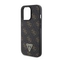 Guess 4G Triangle Metal Logo - Case for iPhone 13 Pro (Black)