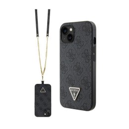 Guess Crossbody 4G Metal Logo - Case for iPhone 13 (black)