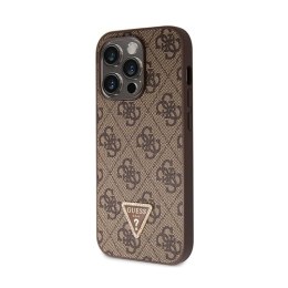 Guess Crossbody 4G Metal Logo - iPhone 14 Pro Case (brown)