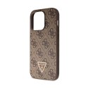 Guess Crossbody 4G Metal Logo - iPhone 14 Pro Case (brown)