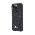 Guess Disco Metal Script - iPhone 14 Pro Case (Black)