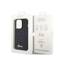 Guess Disco Metal Script - iPhone 14 Pro Case (Black)