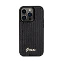 Guess Sequin Script Metal - iPhone 14 Pro Max Case (black)