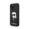 Karl Lagerfeld Silicone Ikonik MagSafe - Case for iPhone 15 / 14 / 13 (black)