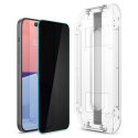 Spigen GLAS.TR EZ FIT Privacy - Tempered glass with privacy filter for iPhone 15