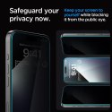 Spigen GLAS.TR EZ FIT Privacy - Tempered glass with privacy filter for iPhone 15