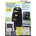 Dunlop - Car organizer / glove box / seat protector (black)