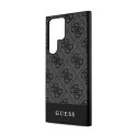 Guess 4G Bottom Stripe Metal Logo Collection - Case for Samsung Galaxy S24 Ultra (black)