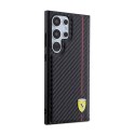 Ferrari Carbon Printed Line - Case Samsung Galaxy S24 Ultra (black)