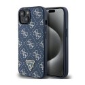 Guess 4G Triangle Metal Logo - Case for iPhone 15 (blue)