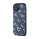 Guess 4G Triangle Metal Logo - Case for iPhone 15 (blue)