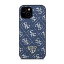 Guess 4G Triangle Metal Logo - Case for iPhone 15 (blue)