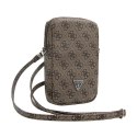 Guess Zip 4G Triangle - Phone bag (brown)