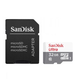 SanDisk Ultra microSDHC - Memory card 32 GB Class 10 UHS-I 100 MB/s with adapter