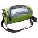 Dunlop - Handlebar bag / bicycle pannier with smartphone pocket (green)