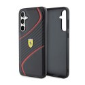 Ferrari Twist Metal Logo - Samsung Galaxy S23 FE Case (black)