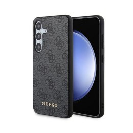 Guess 4G Metal Gold Logo - Case for Samsung Galaxy S24 (Black)