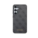 Guess 4G Metal Gold Logo - Case for Samsung Galaxy S24 (Black)