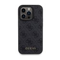 Guess Bundle Pack MagSafe 4G Metal Gold Logo - Case set + Power Bank 5000mAh MagSafe iPhone 13 Pro Max (black)