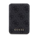 Guess Bundle Pack MagSafe 4G Metal Gold Logo - Case set + Power Bank 5000mAh MagSafe iPhone 13 Pro Max (black)