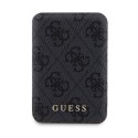 Guess Bundle Pack MagSafe 4G Metal Gold Logo - Case set + Power Bank 5000mAh MagSafe iPhone 13 Pro (black)