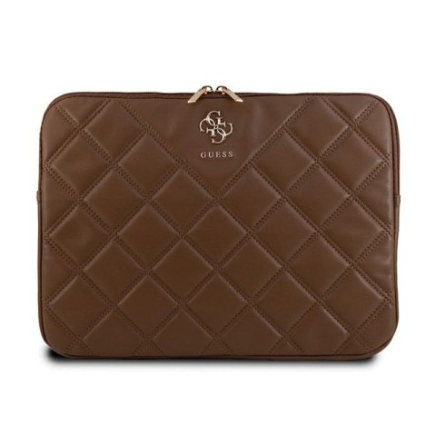 Guess Quilted 4G Sleeve - Notebook case 13" / 14" (brown)