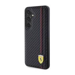 Ferrari Carbon Printed Line - Case for Samsung Galaxy S24+ (black)