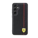 Ferrari Carbon Printed Line - Case for Samsung Galaxy S24+ (black)