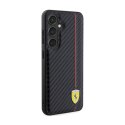 Ferrari Carbon Printed Line - Case for Samsung Galaxy S24+ (black)