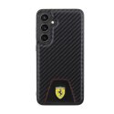 Ferrari Carbon Stitched Bottom - Case for Samsung Galaxy S24+ (black)