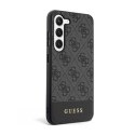 Guess 4G Bottom Stripe Metal Logo Collection - Samsung Galaxy S24 Case (black)