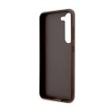 Guess 4G Bottom Stripe Metal Logo Collection - Samsung Galaxy S24+ Case (brown)