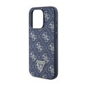 Guess 4G Triangle Metal Logo - Case for iPhone 15 Pro Max (blue)