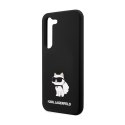 Karl Lagerfeld Silicone Choupette - Samsung Galaxy S24 Case (black)